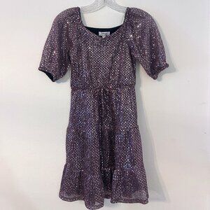 Speechless Girls Purple Sparkle Dress Size 10